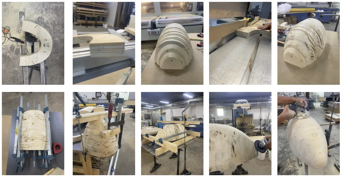 Lounge Table in Damaged Spruce – Exploring Meaningful and Sustainable Design