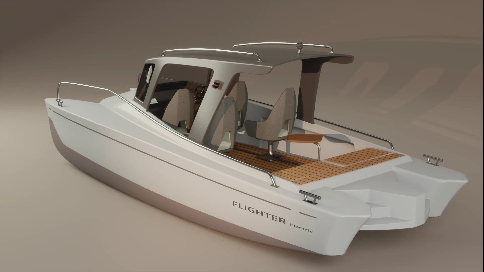 Interior Design of Hydro-Foiling Boat